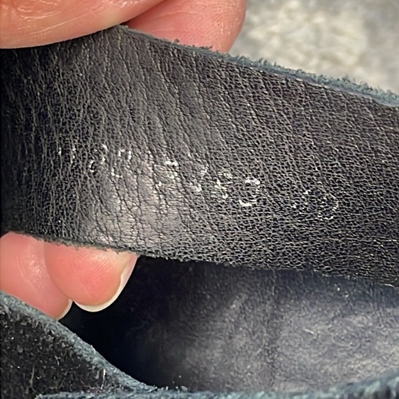 Pedro Garcia Paola Suede Peeptoe Slingback Platform Heels Black Sz 40 - Picture 14 of 16